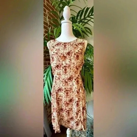 Forever 21 Multicolor-Pleaded Dress-Size M-NWT - Picture 1 of 8